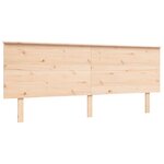 vidaXL Cadre de lit sans matelas bois massif de pin