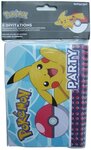 AMSCAN - LOT 8 Cartes invitation + Enveloppes Pokemon