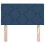 Tête de Lit LED vidaXL Design Blocs en Diamant Bleu 80 cm Tissu