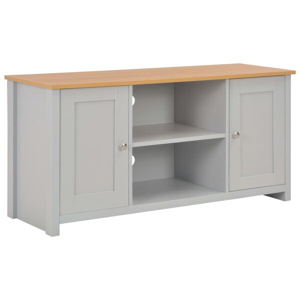vidaXL Meuble TV Gris 120x39x58 cm