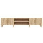 vidaXL Meubles TV chêne sonoma 180x31 5x40 cm bois d'ingénierie