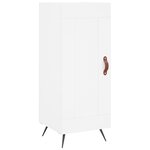 vidaXL Buffet haut Blanc 34 5x34x180 cm Bois d'ingénierie