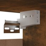 vidaXL Ensemble de meubles TV muraux Chêne fumé Bois d'ingénierie