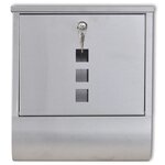 Boîte aux lettres en acier inoxydable argent 02_0041550