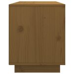 vidaXL Meuble TV Marron miel 74x35x44 cm Bois de pin massif