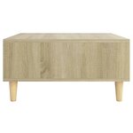 vidaXL Table basse chêne sonoma 60x60x30 cm bois d'ingénierie