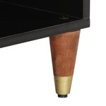 vidaXL Meuble TV 80x33x46 cm bois massif de manguier