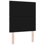 Tête de lit LED vidaXL design blocs diamant noir 80 cm en tissu