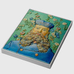 PORTRAIT OF JOSEPH ROULIN 1889 By Vincent Van Gogh Colored 2.5 Once Argent & 120g Copper Monnaie 10000 Francs Chad 2024