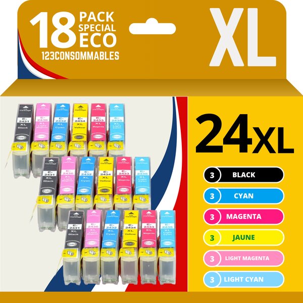 Cartouche encre UPrint compatible HP 22XLCL couleur