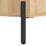vidaXL Banc à chaussures chêne sonoma 102x35x55 cm bois d'ingénierie