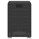 vidaXL Table de couverture de bouteille de propane noir 40x40x60 cm
