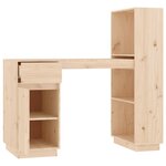 vidaXL Bureau 110x53x117 cm Bois massif de pin