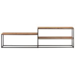 vidaXL Meuble TV 180x30x50 cm Bois d'acacia massif