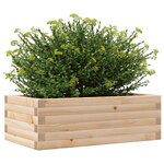 vidaXL Jardinière 70x40x23 cm bois de pin massif