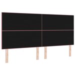 Headboard LED vidaXL Rose 100 cm Velours