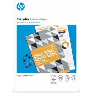 Papier laser professionnel hp everyday - a3  brillant  120 g/m² (7mv81a)