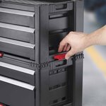 Keter coffre à outils modulaire à tiroirs noir