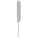 Tête de lit capitonnée gris clair 140 cm en velours