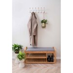 Banc en bambou avec étagères arch