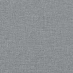 vidaXL Applique LED Tête de Lit Gris clair 100 cm Tissu