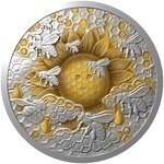 Pièce de monnaie en Argent g 31.1 (1 oz) Millésime 2025 BEEKEEPING