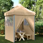 vidaXL Tente de réception pliable escamotable avec 4 parois latérales