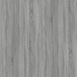 vidaXL Table d'appoint Sonoma gris 40x40x35 cm Bois d'ingénierie