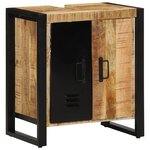 vidaXL Cabinet salle de bain 55x35x60 cm en bois massif