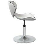 vidaXL Chaises à manger lot de 4 blanc similicuir