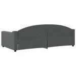 vidaXL Lit de repos gris foncé 100x200 cm tissu