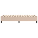 vidaXL Cadre de lit sans matelas cappuccino 80x200 cm similicuir