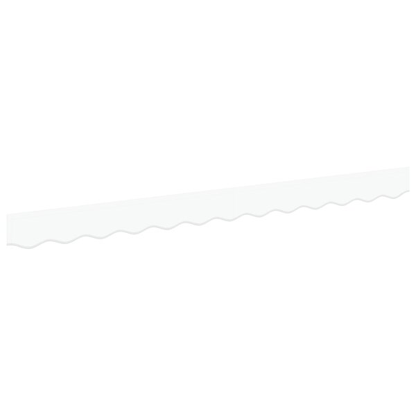 vidaXL Valance d'Auvent pour Cadre de 2 5 m Blanc 2 3x0 2 m