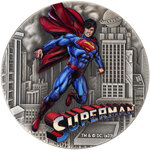 SUPERMAN 2 Onces Monnaie Argent 5 Dollars Niue 2023