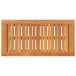 Table basse vidaXL 90x45x40 cm en bois massif d'acacia