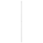 vidaXL Tête de lit métal blanc 90 cm