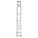 vidaXL Panier de gabions arqué 400x30x200/220 cm Fer galvanisé