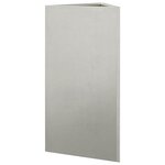 vidaXL Jardinière triangulaire 40x34 5x70 cm acier inoxydable