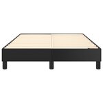 vidaXL Cadre de lit sans matelas noir 120x200 cm similicuir