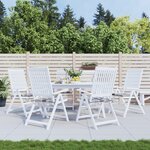 vidaXL Coussins de chaise de jardin 6 Pièces carreaux gris 40x40x3 cm