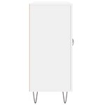 vidaXL Buffet blanc 90x34x80 cm bois d'ingénierie