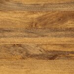 vidaXL Table basse 110x50x40 cm bois massif de manguier et fer