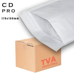 Lot de 10 Enveloppes à bulles blanches CD 170×160