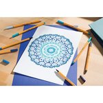Stylo-feutre pointe fine point 88 - 0 4mm vert opaline stabilo