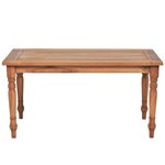 vidaXL Table basse Batavia Teck 90x50x45 cm