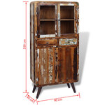 vidaXL Placard Bois de récupération solide 90x40x190 cm