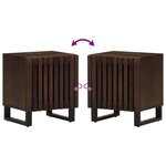 vidaXL Tables de chevet 2 Pièces 40x34x46 cm bois de manguier massif