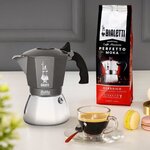Cafetière Italienne BIALETTI - BRIKKA - Induction 4 tasses