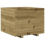 vidaXL Jardinière 60x60x49 5 cm bois de pin imprégné