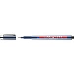 Feutre Fin de Précision 1800 Noir Pointe Fine (0.3) 0 35 mm x 10 EDDING